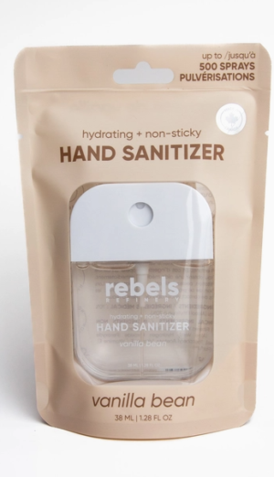 vanilla bean pocket hand sanitizer