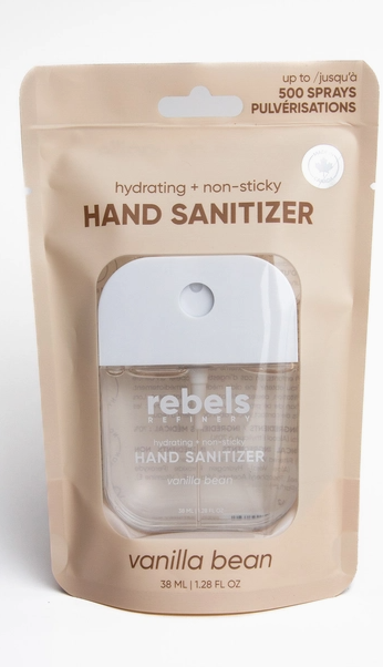 vanilla bean pocket hand sanitizer
