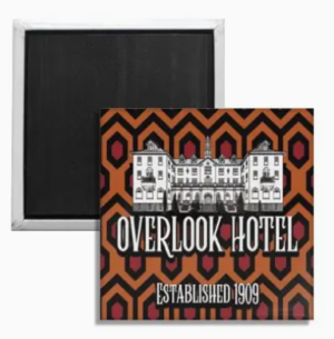 the shining "overlook hotel" magnet