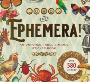 loads of ephemera sticker book