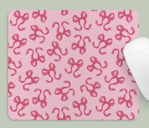 pink bows mousepad