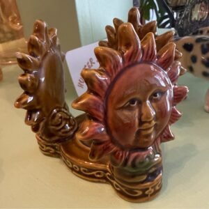 ceramic celestial candle holder hunter