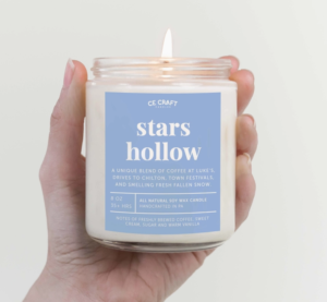 stars hollow candle