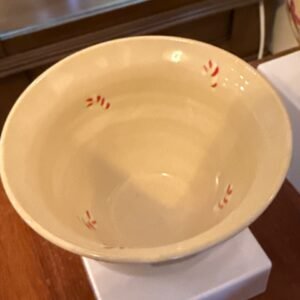 small candy cane bowl sacred earth