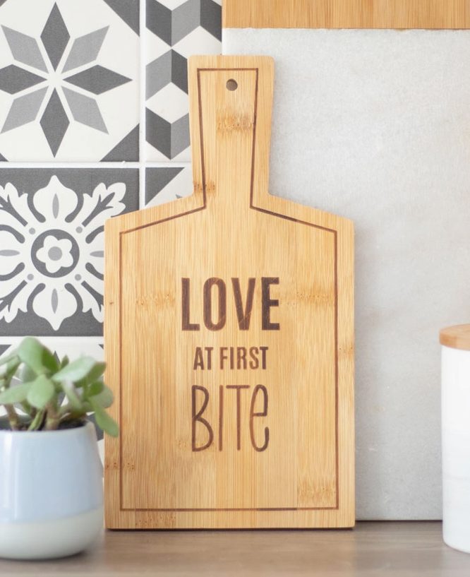 love at first bite serving board