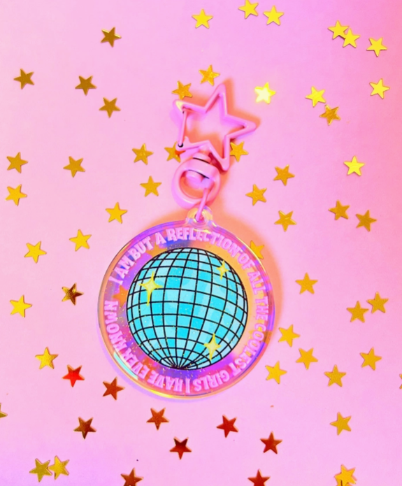 reflection of the coolest girls I`ve known keychain