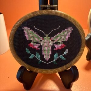 cross stitch moth
