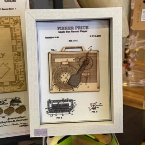 fisher price record player wall art