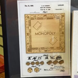 monopoly wall art