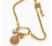 evil eye carabiner charm bracelet