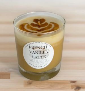 French vanilla latte candle