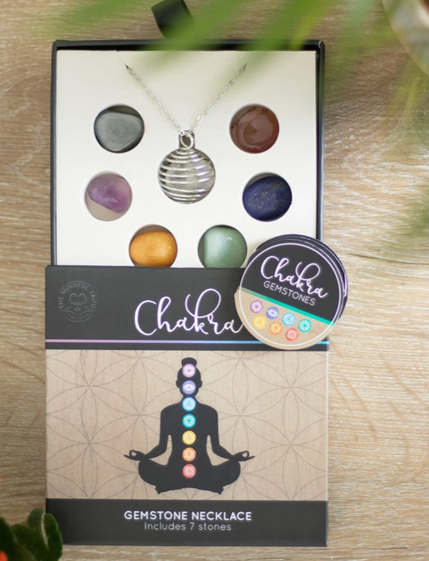 Chakra Gemstone Crystal Healing Necklace Kit