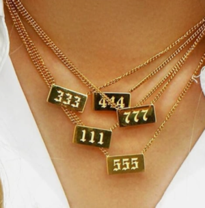 angel number talisman necklace