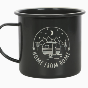Home from Home Enamel Camping Mug