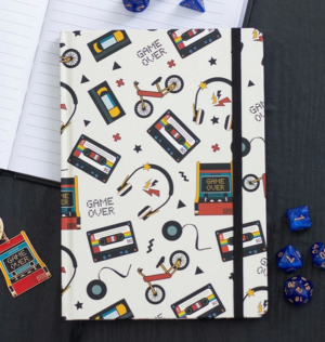 Retro 80s Print A5 Notebook