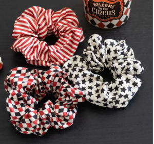 Set of 3 Mystic Circus Hair Scrunchies