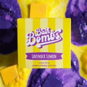 Lavender Lemon Cube Bombs