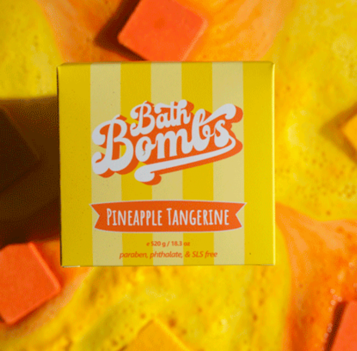 Pineapple Tangerine Cube Bombs