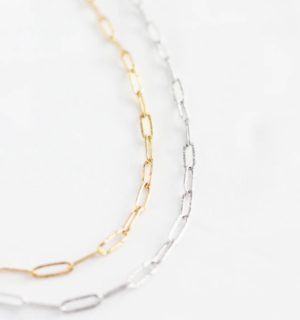 paper clip necklace