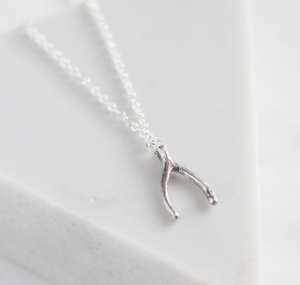 wishbone necklace