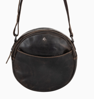 Sandy leather shoulder bag