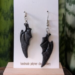 Dragon Wing dangle earrings