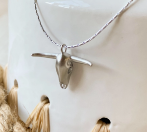 Longhorn necklace