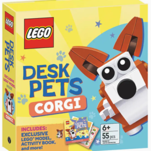 lego corgi desk pet