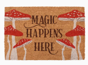 magic happens here doormat