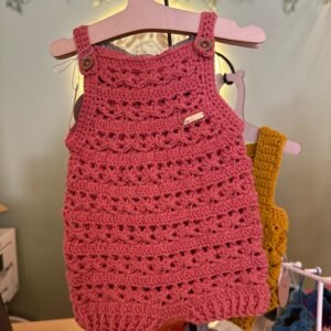 Pink baby romper