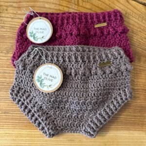 Knit diaper covers